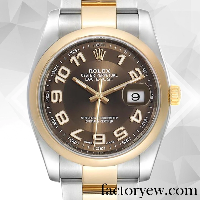 EW Rolex Datejust Men’s 116203BRAO Rolex Fake Calibre 2836 2813 12mm