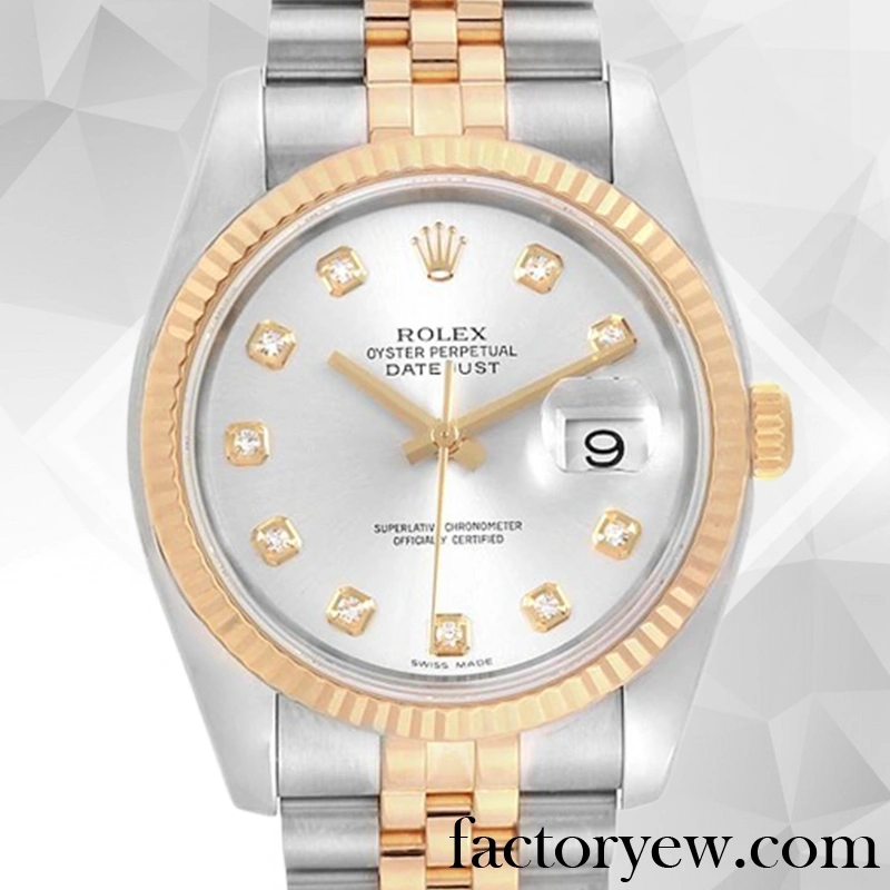 EW Rolex Datejust Men’s 116233SDJ Rolex Fake Calibre 2836 2813 Black Dial Automatic