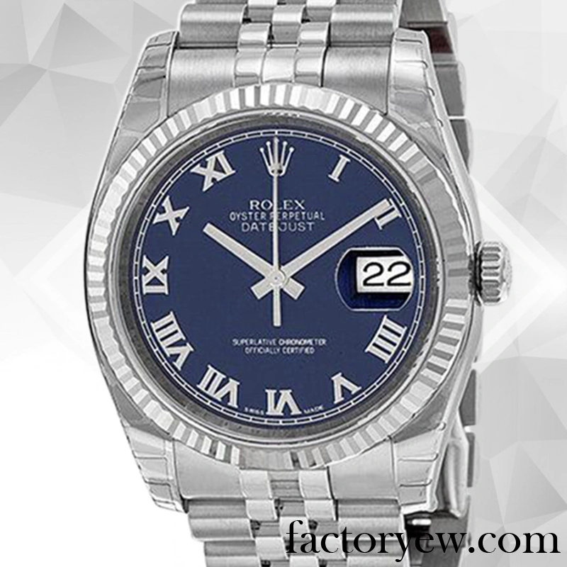 EW Rolex Datejust Men’s Rolex Calibre Fake 2836 2813 116234BLRJ 12mm