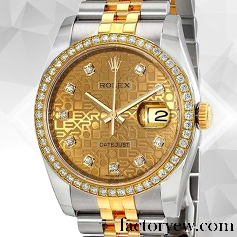 EW Rolex Datejust Men’s Rolex Calibre Fake 2836 2813 116243CJDJ Two-tone
