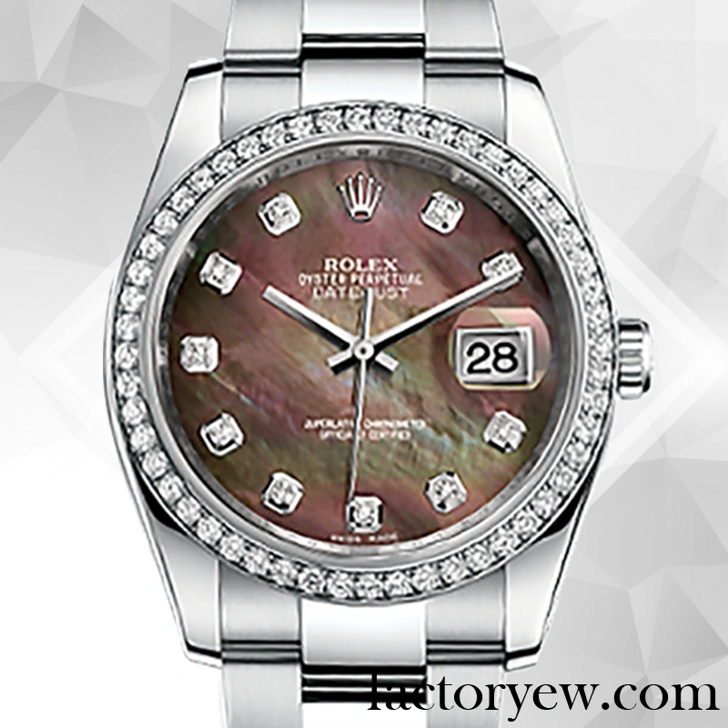 EW Rolex Datejust Men’s Rolex Calibre Fake 2836 2813 116244BKMDO Silver-tone