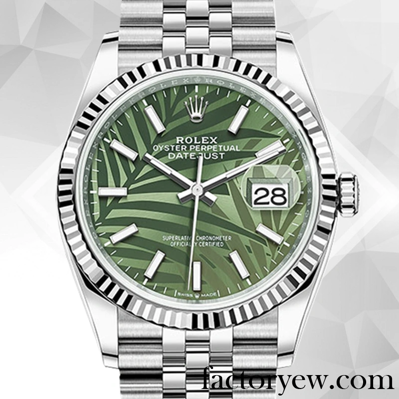 EW Rolex Datejust Men’s Rolex Calibre Fake 2836 2813 m126234-0047 Hands and Markers