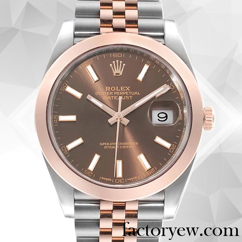 EW Rolex Datejust Men’s Rolex Calibre Fake 2836 2813 m126301-0002 Two-tone