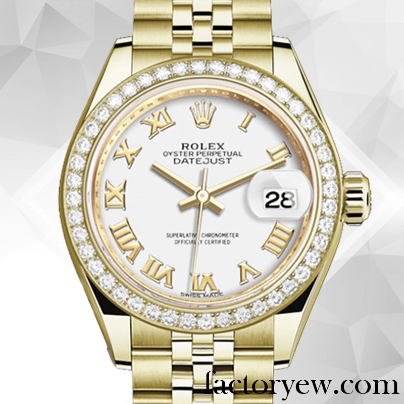 EW Rolex Datejust Rolex Calibre 2671 Fake Ladies m279138rbr-0032 White Dial Automatic