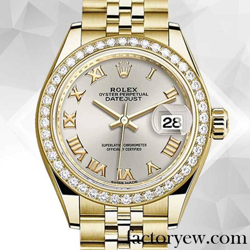 EW Rolex Datejust Rolex Calibre 2671 Fake m279138rbr-0018 Ladies Silver Dial