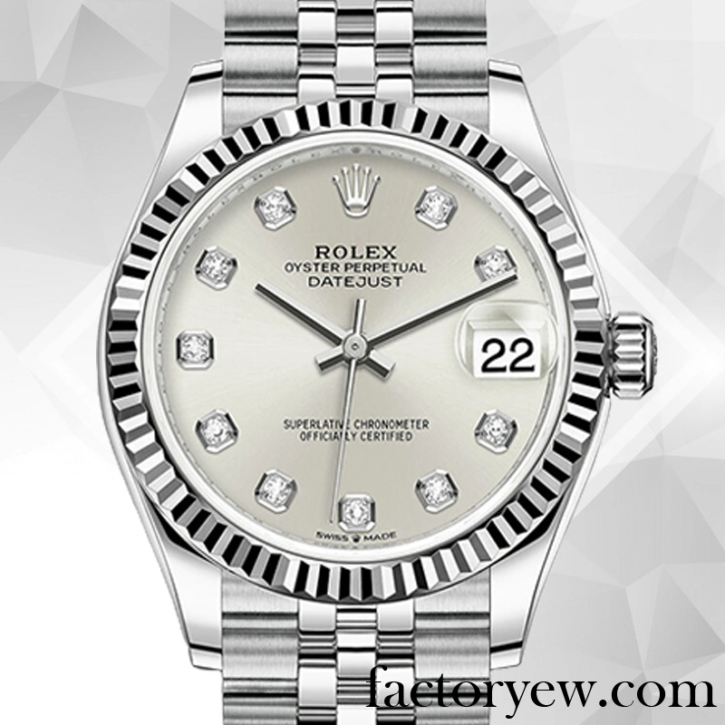 EW Rolex Datejust Rolex Calibre 2671 Mingzhu Fake Engine m278274-0030 Ladies Silver-tone