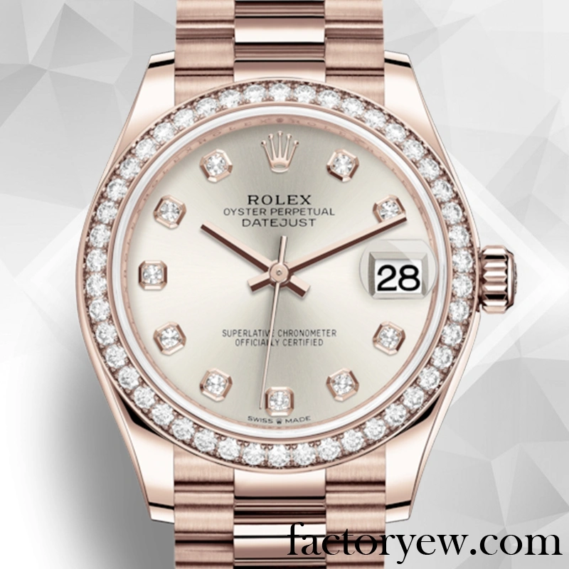 EW Rolex Datejust Rolex Calibre 2671 Mingzhu Fake Engine m278285rbr-0030 Ladies Automatic