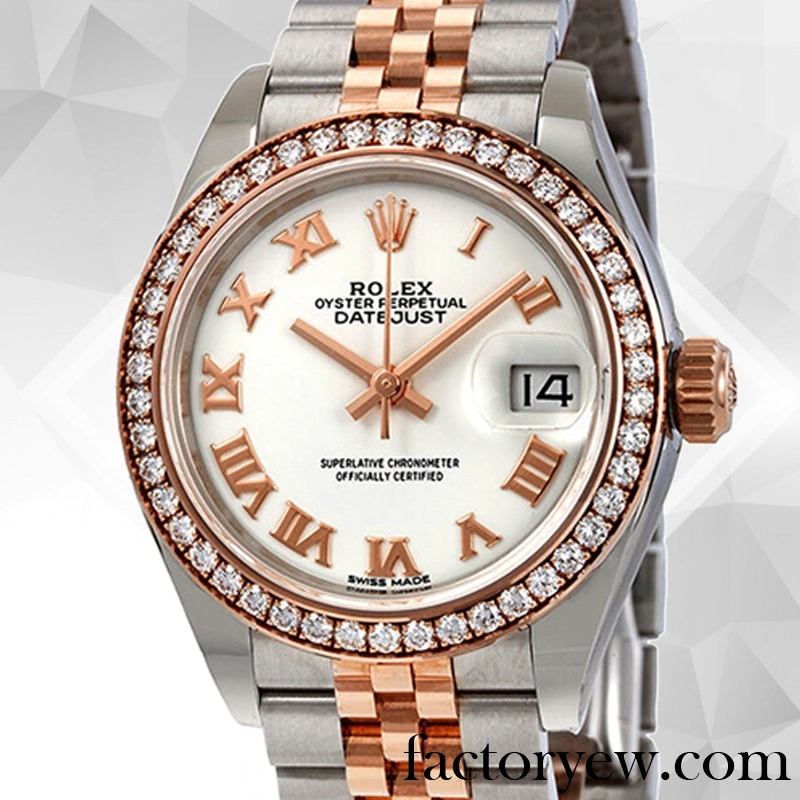 EW Rolex Datejust Rolex Calibre 2671 Mingzhu Fake Engine m279381rbr-0021 Ladies Two-tone