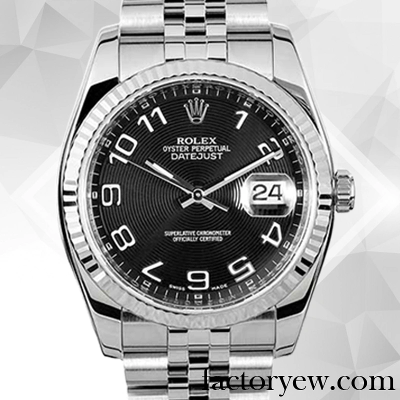 EW Rolex Datejust Rolex Calibre 2836 2813 Fake Men’s 116234BKCAJ Silver-tone