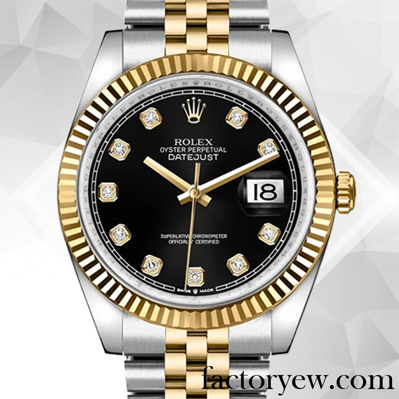 EW Rolex Datejust Rolex Calibre 2836 2813 Fake Men’s m126233-0021 Two-tone