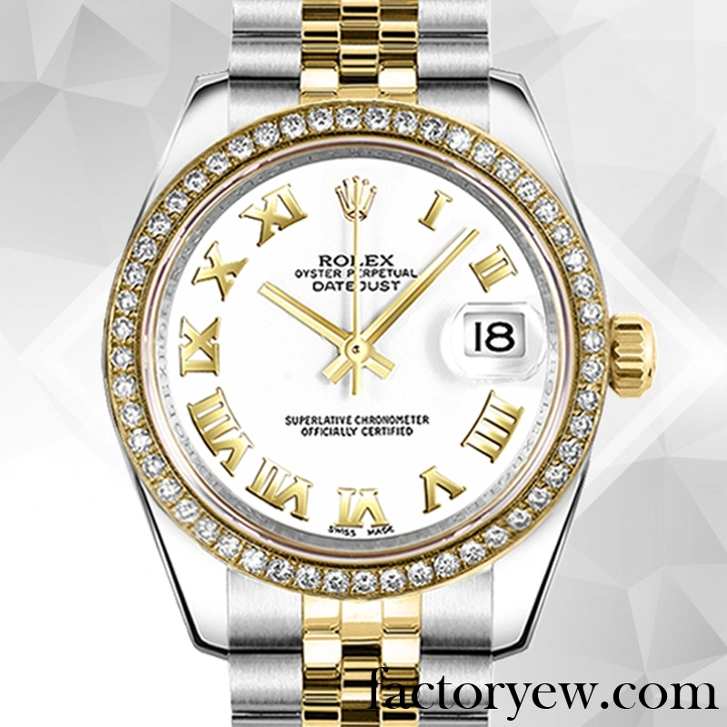 EW Rolex Datejust Rolex Calibre 2836 2813 Fake Unisex 178383-63163 Two-tone