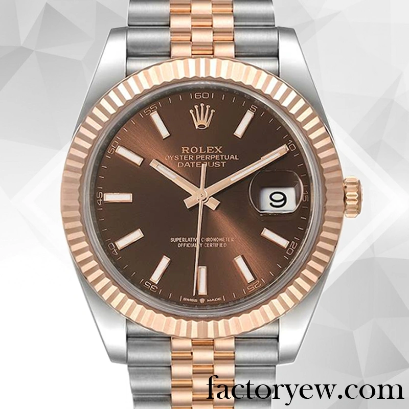 EW Rolex Datejust Rolex Calibre 2836 2813 Fake m126331-0002 Men’s Chocolate Dial