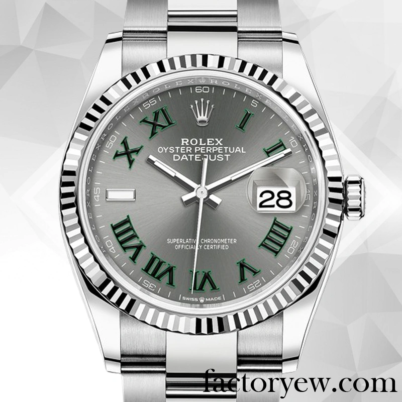 EW Rolex Datejust m126234-0046 Rolex Calibre Fake 2836 2813 Men’s Wimbledon Dial