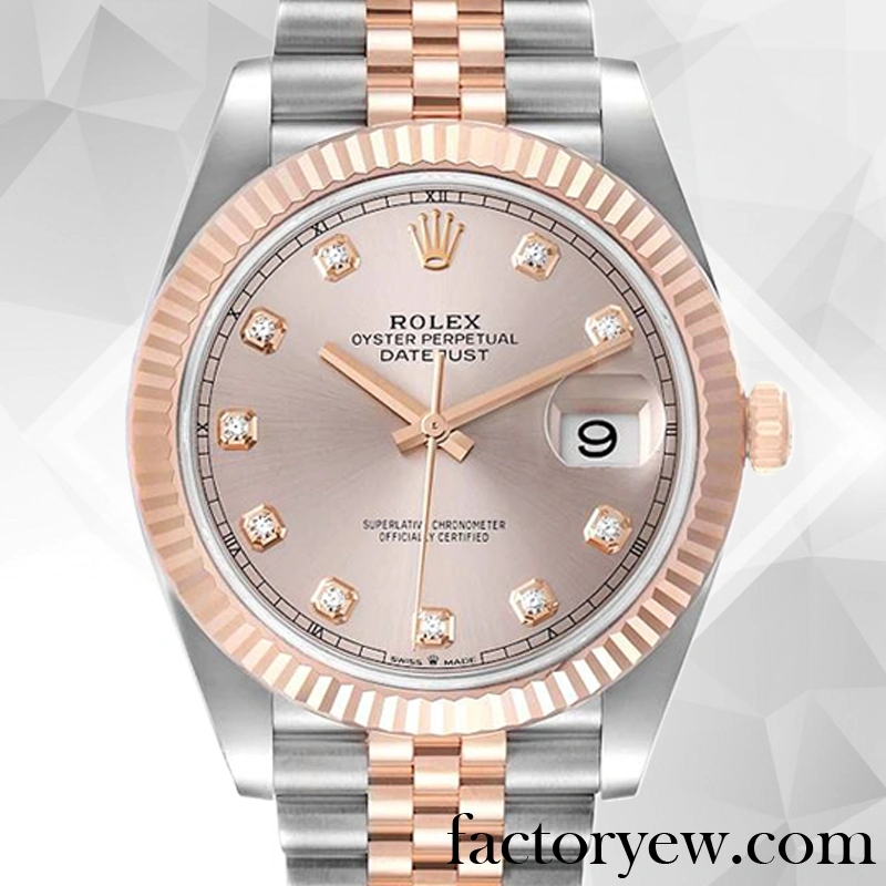 EW Rolex Datejust m126331-0008 Men’s Rolex Fake Calibre 2836 2813   Pink Dial