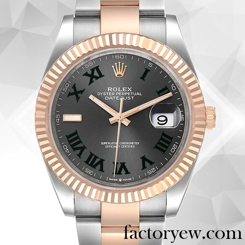 EW Rolex Datejust m126331-0015 Men’s Rolex Fake Calibre 2836 2813 Hands Two-tone