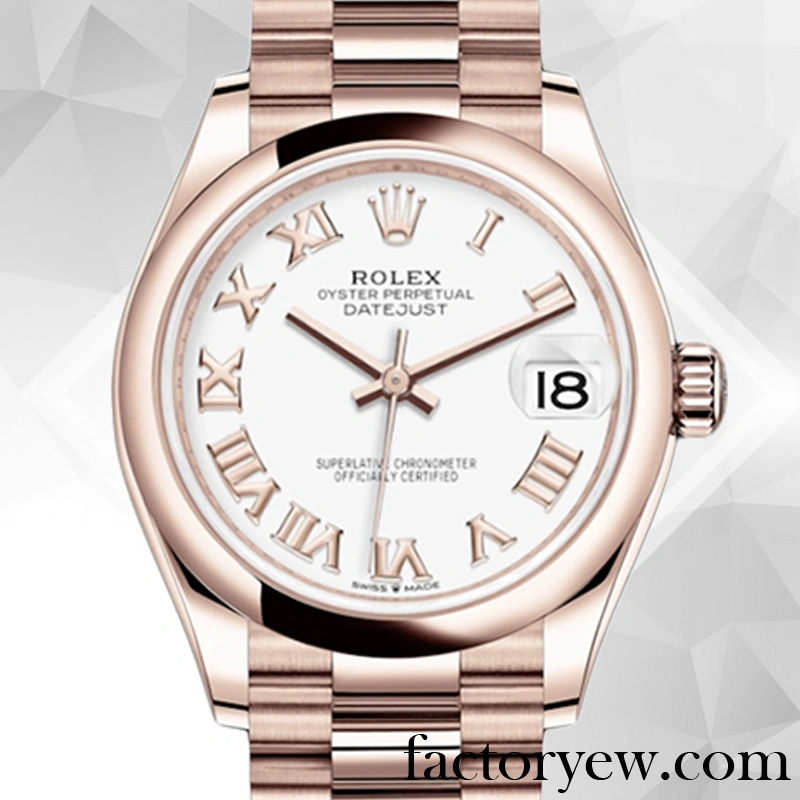 EW Rolex Datejust m278245-0018 Ladies Rolex Fake Calibre 2671 Mingzhu Engine Rose Gold-tone Around 12mm