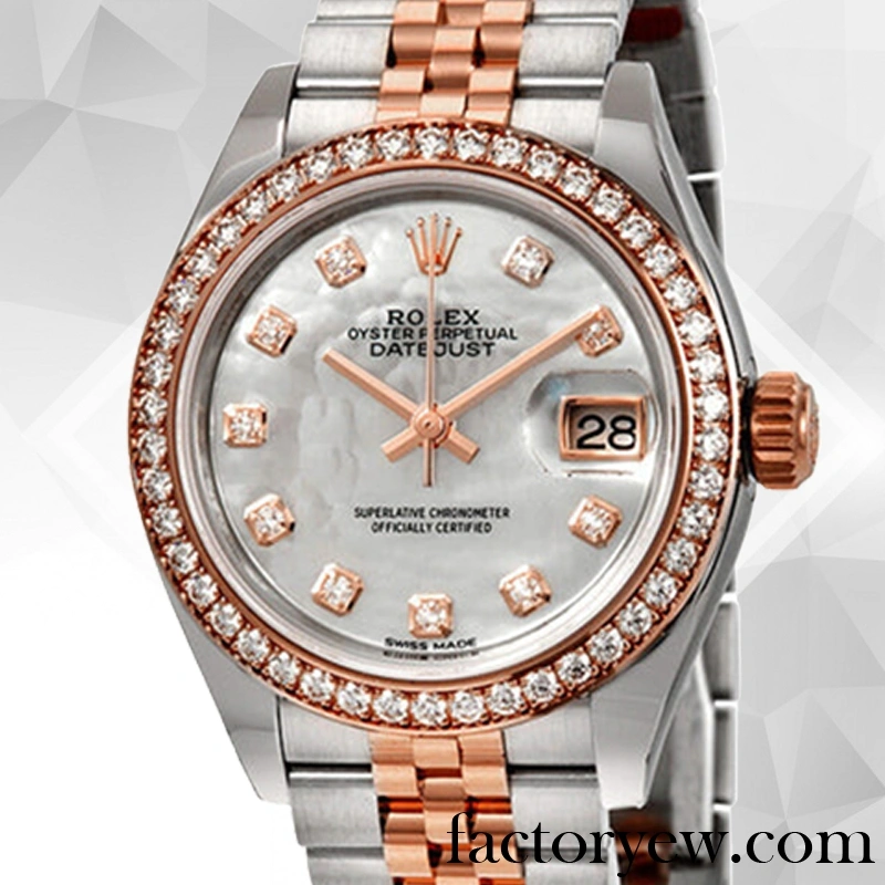 EW Rolex Datejust m279381rbr-0013 Rolex Calibre Fake 2671 Mingzhu Engine Ladies Automatic Mother of Pearl Dial