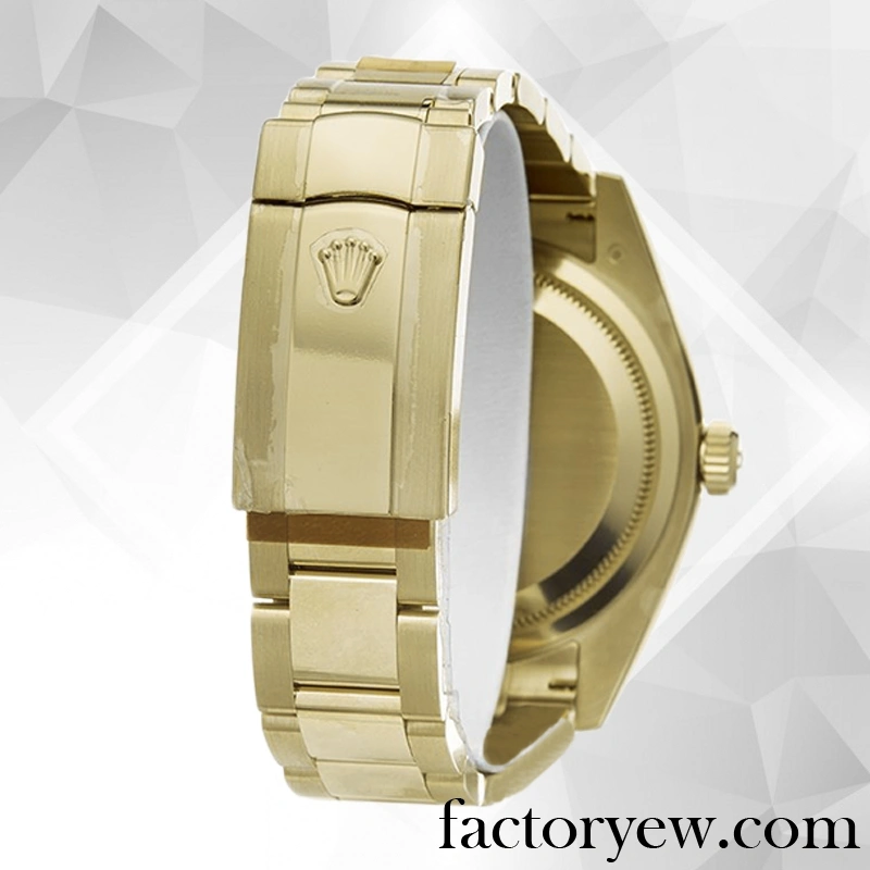 TrustyTime EW Rolex Day-Date Men’s 118208 Rolex Fake Calibre 2836 2813 Mother of Pearl Dial Gold-tone