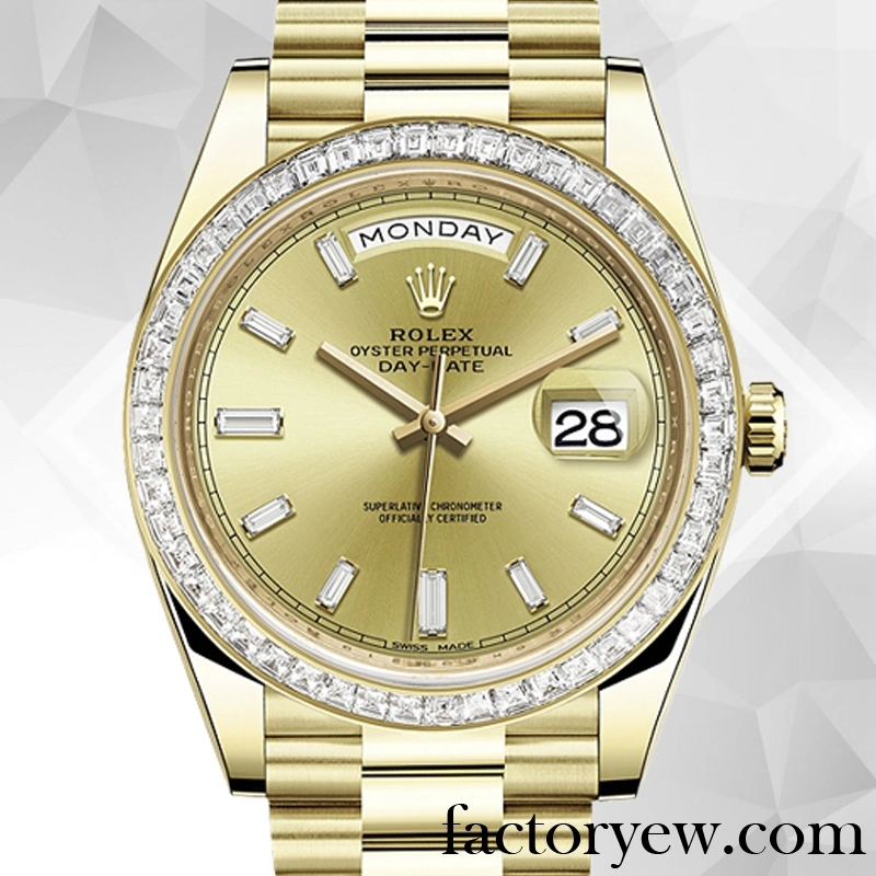 TrustyTime EW Rolex Day-Date Men’s 228398TBR-0002 Rolex Fake Calibre 2836 2813