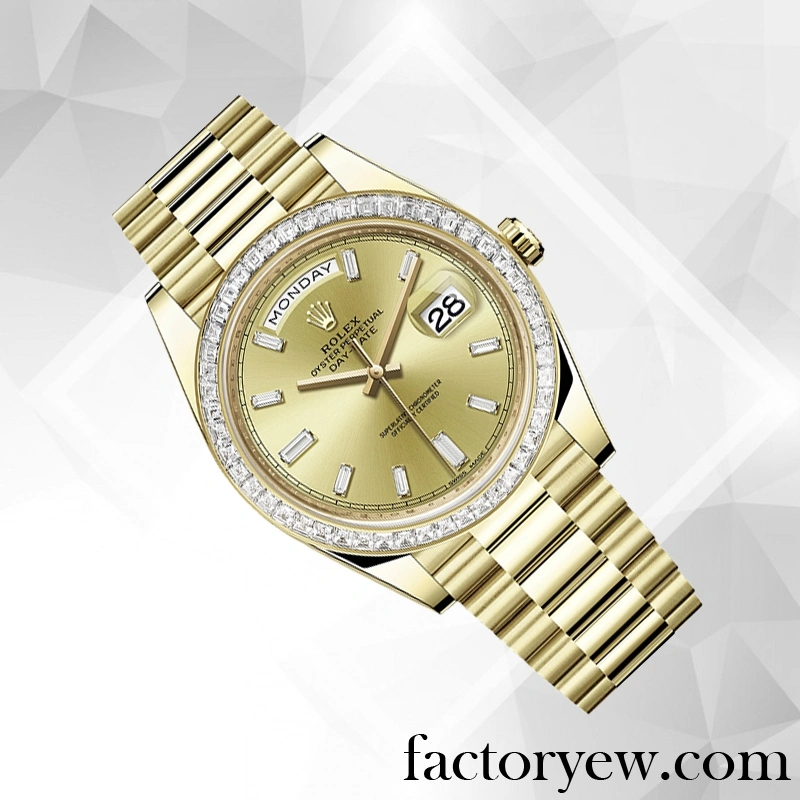 TrustyTime EW Rolex Day-Date Men’s 228398TBR-0002 Rolex Fake Calibre 2836 2813