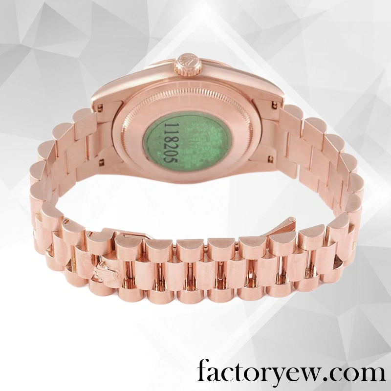 TrustyTime EW Rolex Day-Date Men’s Rolex Calibre Fake 2836 2813 118205 Rose Gold-tone Automatic