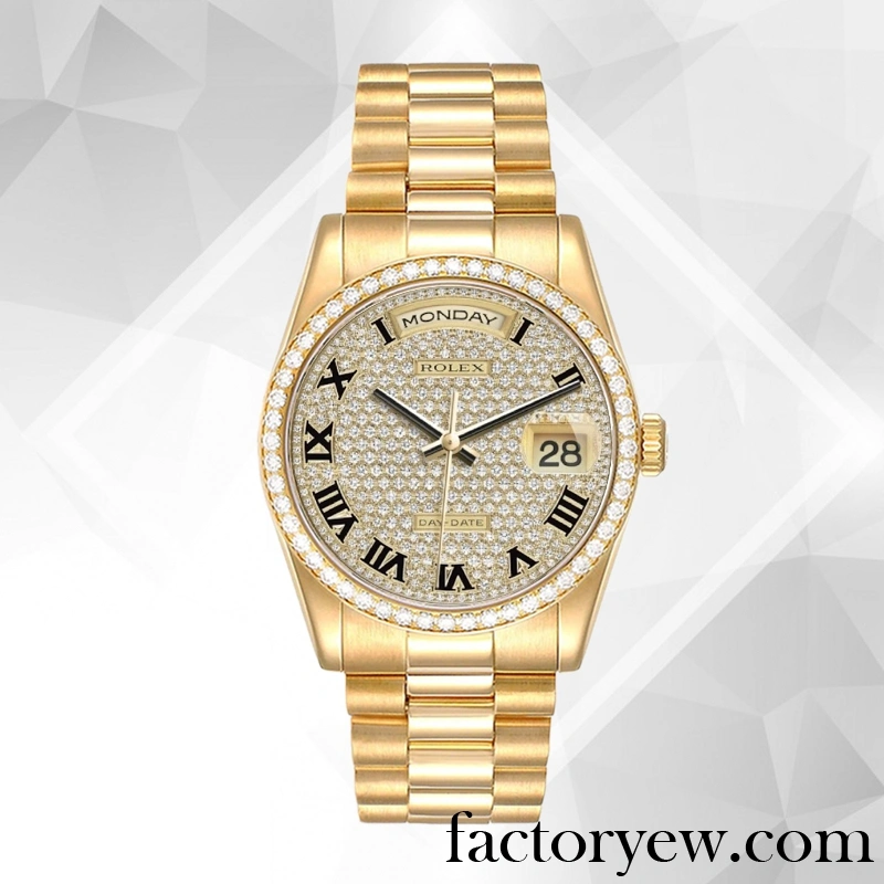 TrustyTime EW Rolex Day-Date Men’s m118348-0226 Rolex Fake Calibre 2836 2813 12mm