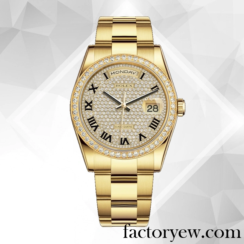 TrustyTime EW Rolex Day-Date Men’s m118348-0226 Rolex Fake Calibre 2836 2813 12mm