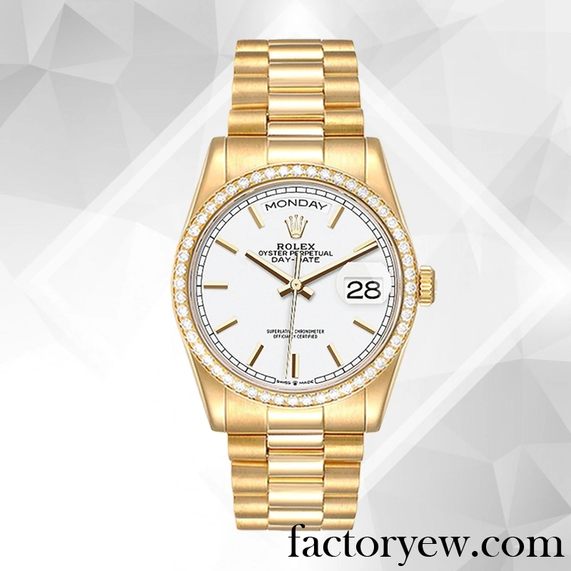TrustyTime EW Rolex Day-Date Men’s m128348rbr-0047 Rolex Fake Calibre 2836 2813 12mm
