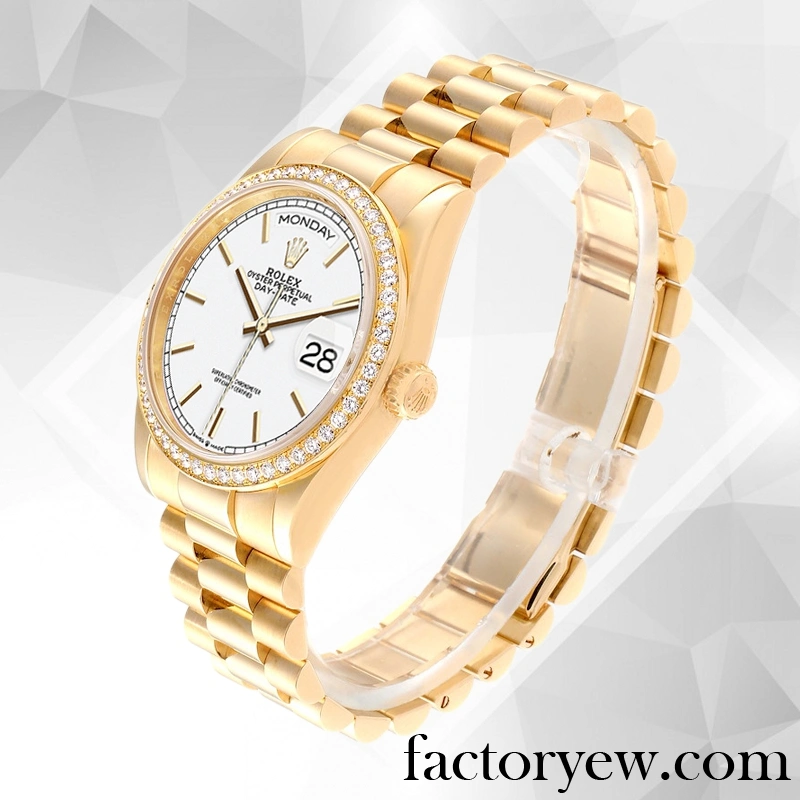 TrustyTime EW Rolex Day-Date Men’s m128348rbr-0047 Rolex Fake Calibre 2836 2813 12mm