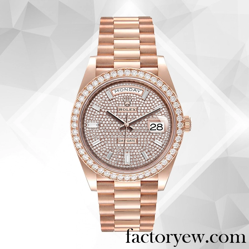 TrustyTime EW Rolex Day-Date Men’s m228345rbr-0002 Rolex Fake Calibre 2836 2813 15mm