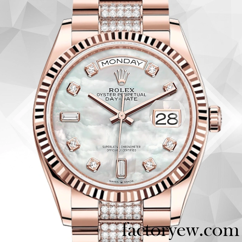 TrustyTime EW Rolex Day-Date Rolex Calibre 2836 Fake Men’s m128235-0032 12mm