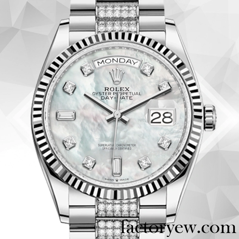 TrustyTime EW Rolex Day-Date Rolex Calibre 2836 Fake m128239-0026 Men’s