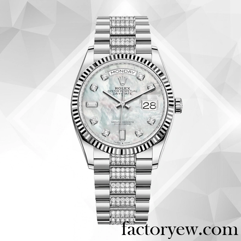 TrustyTime EW Rolex Day-Date Rolex Calibre 2836 Fake m128239-0026 Men’s