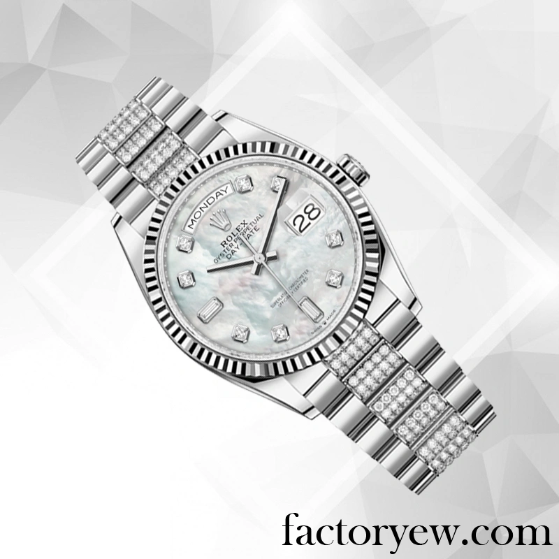 TrustyTime EW Rolex Day-Date Rolex Calibre 2836 Fake m128239-0026 Men’s