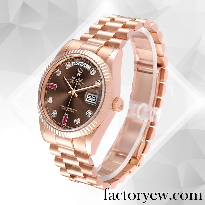 TrustyTime EW Rolex Day-Date Rolex Calibre 2836 2813 Fake 118235 Men’s 12mm