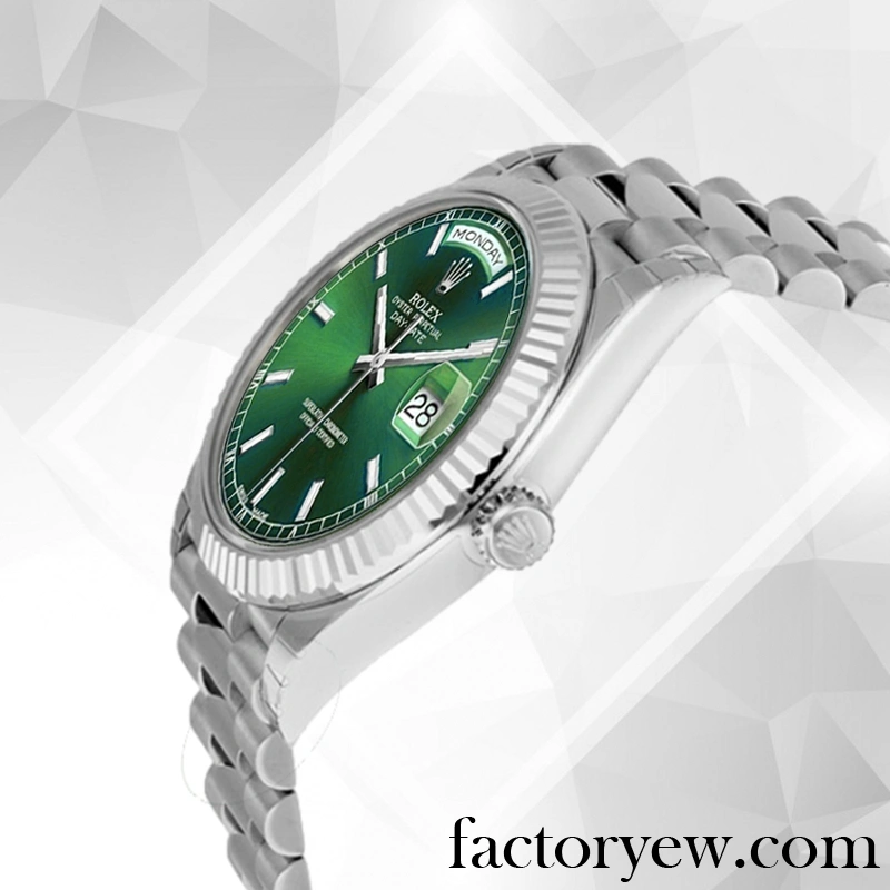 TrustyTime EW Rolex Day-Date Rolex Calibre 2836 2813 Fake 228239 Men’s Hands and Markers