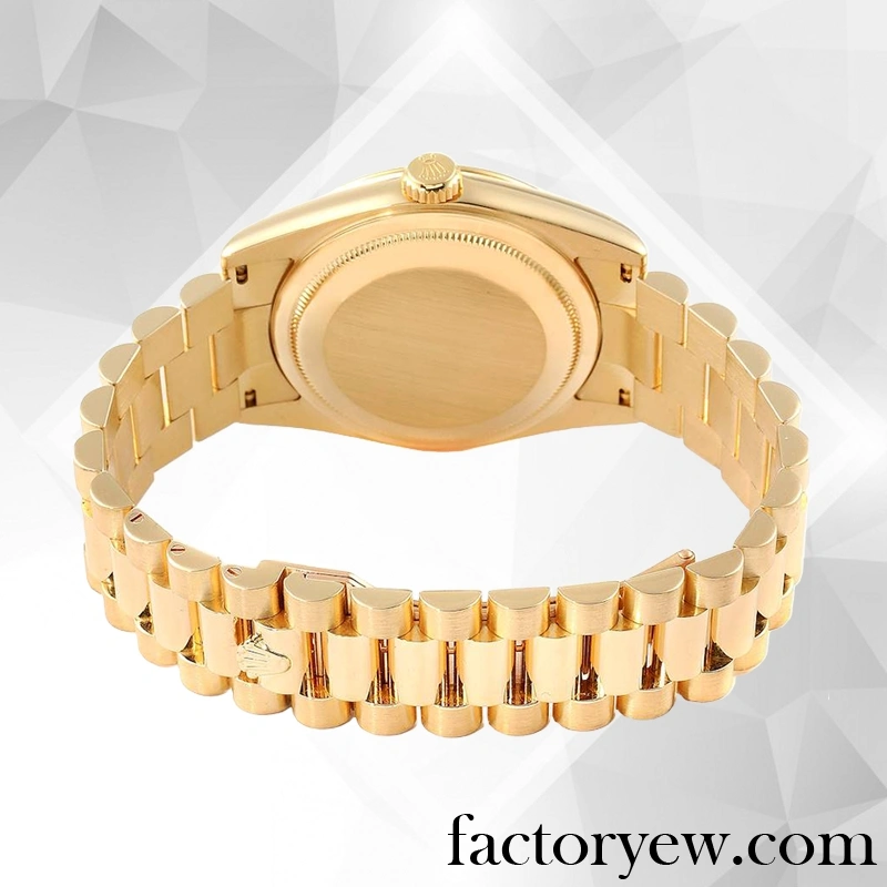 TrustyTime EW Rolex Day-Date Rolex Calibre 2836 2813 Fake Men’s 118238BKSP Gold-tone Automatic