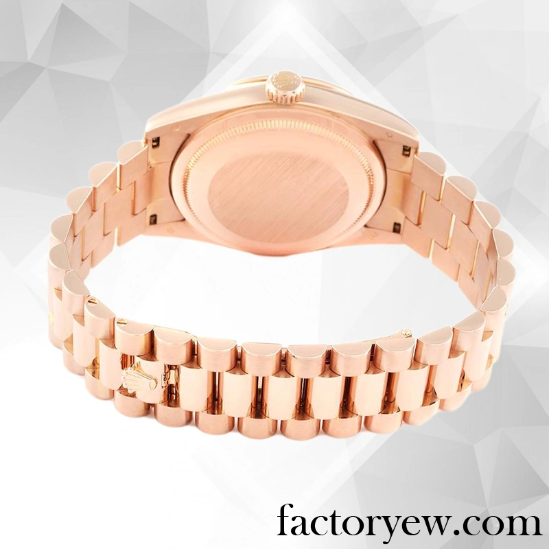 TrustyTime EW Rolex Day-Date m128235-0039 Men’s Rolex Fake Calibre 2836 2813 Rose Gold-tone 12mm