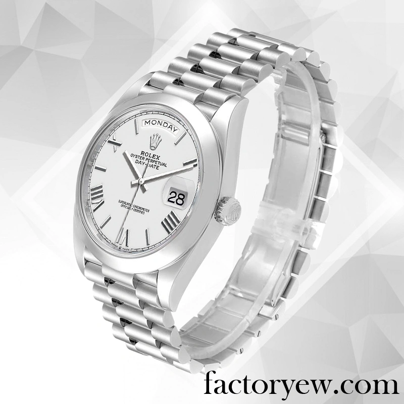 TrustyTime EW Rolex Day-Date m228206-0028 Men’s Rolex Fake Calibre 2836 2813 Silver-tone 15mm