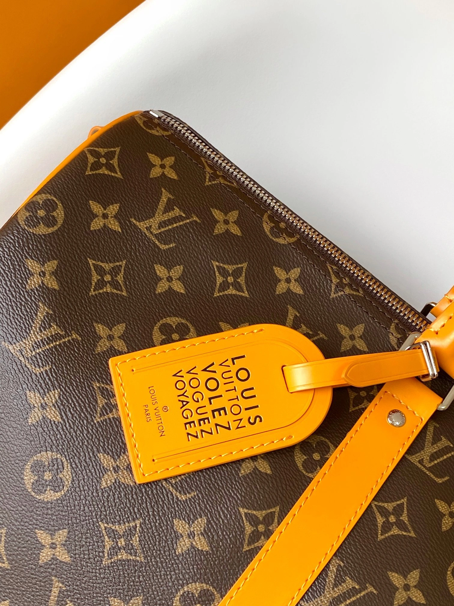 &MOMO ---8V M12634 high quality version Keepall Bandoulière 50 cowhide item:E-B000A1741