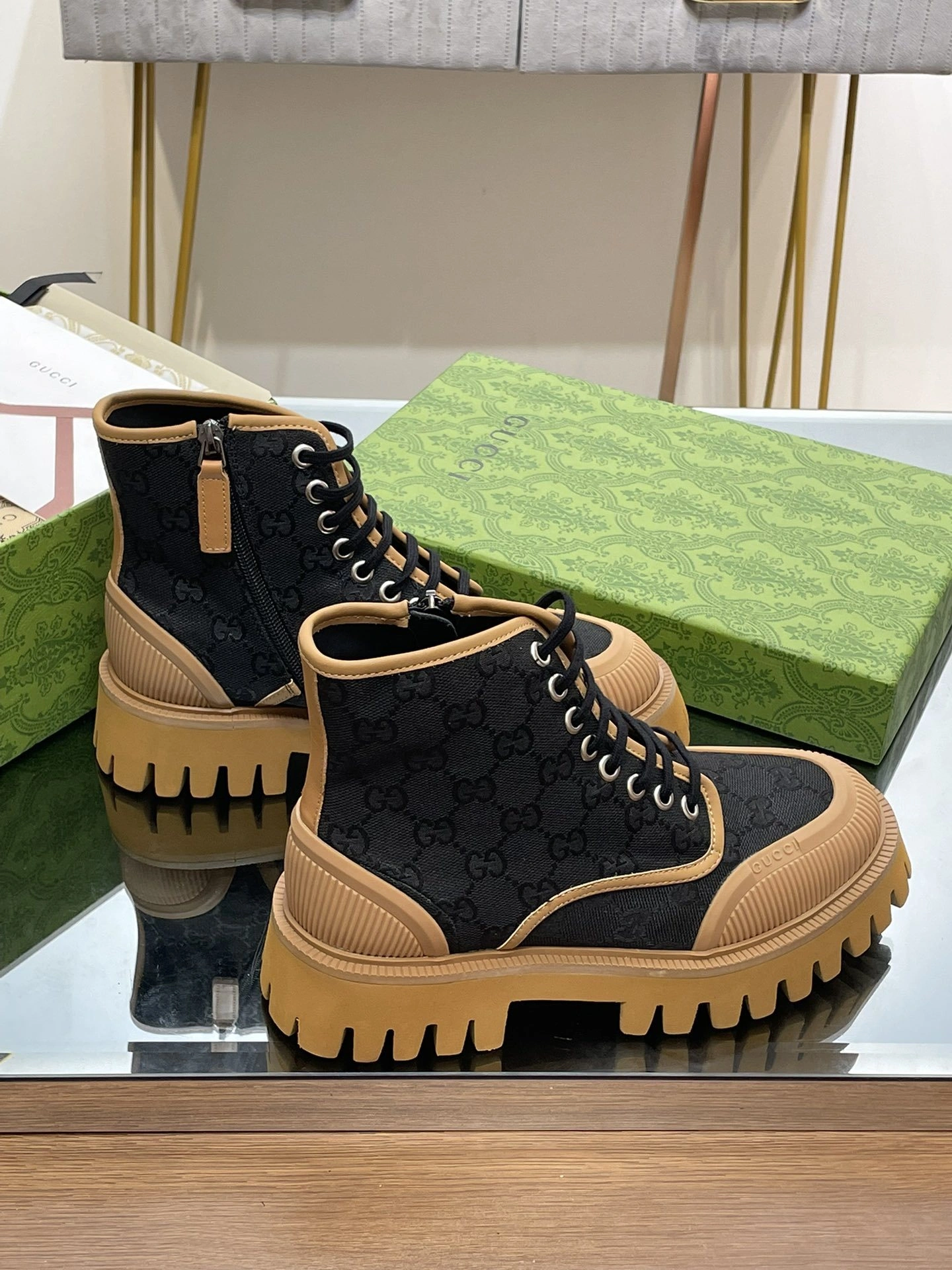 &OOBB-- 6u33i 699970 KQWM0 1146 Heel height：4CM Waterproof：3CM Calfskin item:D-X000L2513