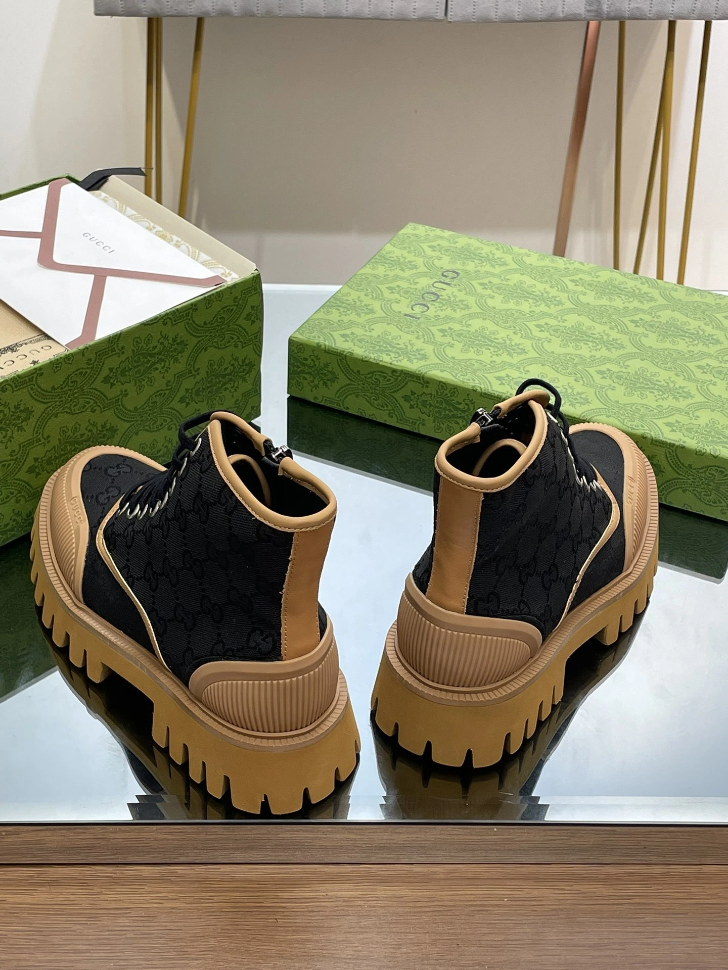 &OOBB-- 6u33i 699970 KQWM0 1146 Heel height：4CM Waterproof：3CM Calfskin item:D-X000L2513
