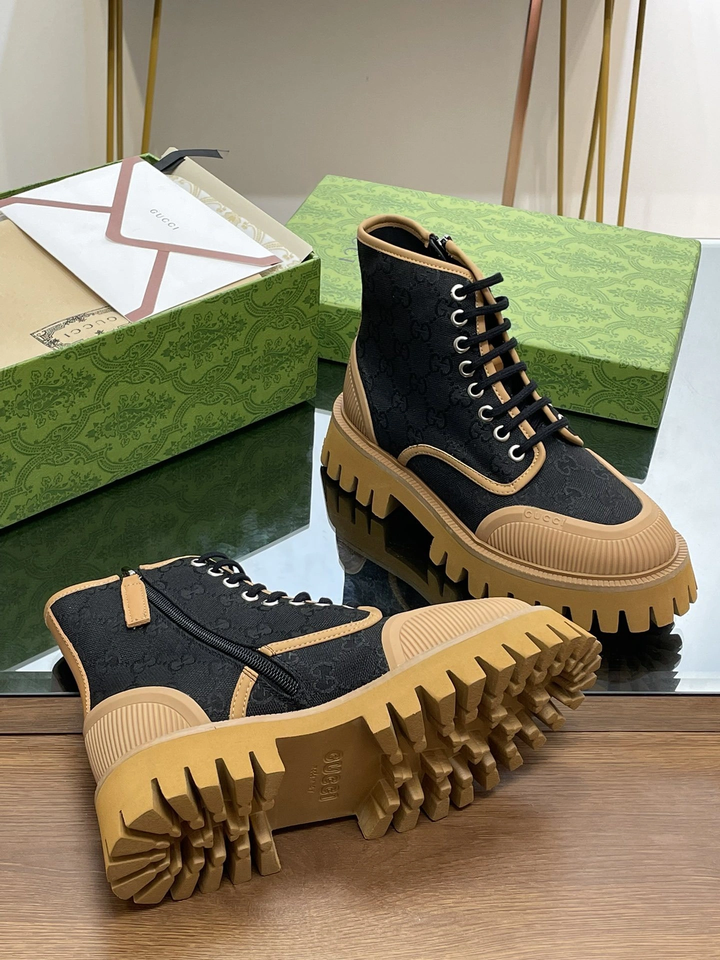 &OOBB-- 6u33i 699970 KQWM0 1146 Heel height：4CM Waterproof：3CM Calfskin item:D-X000L2513