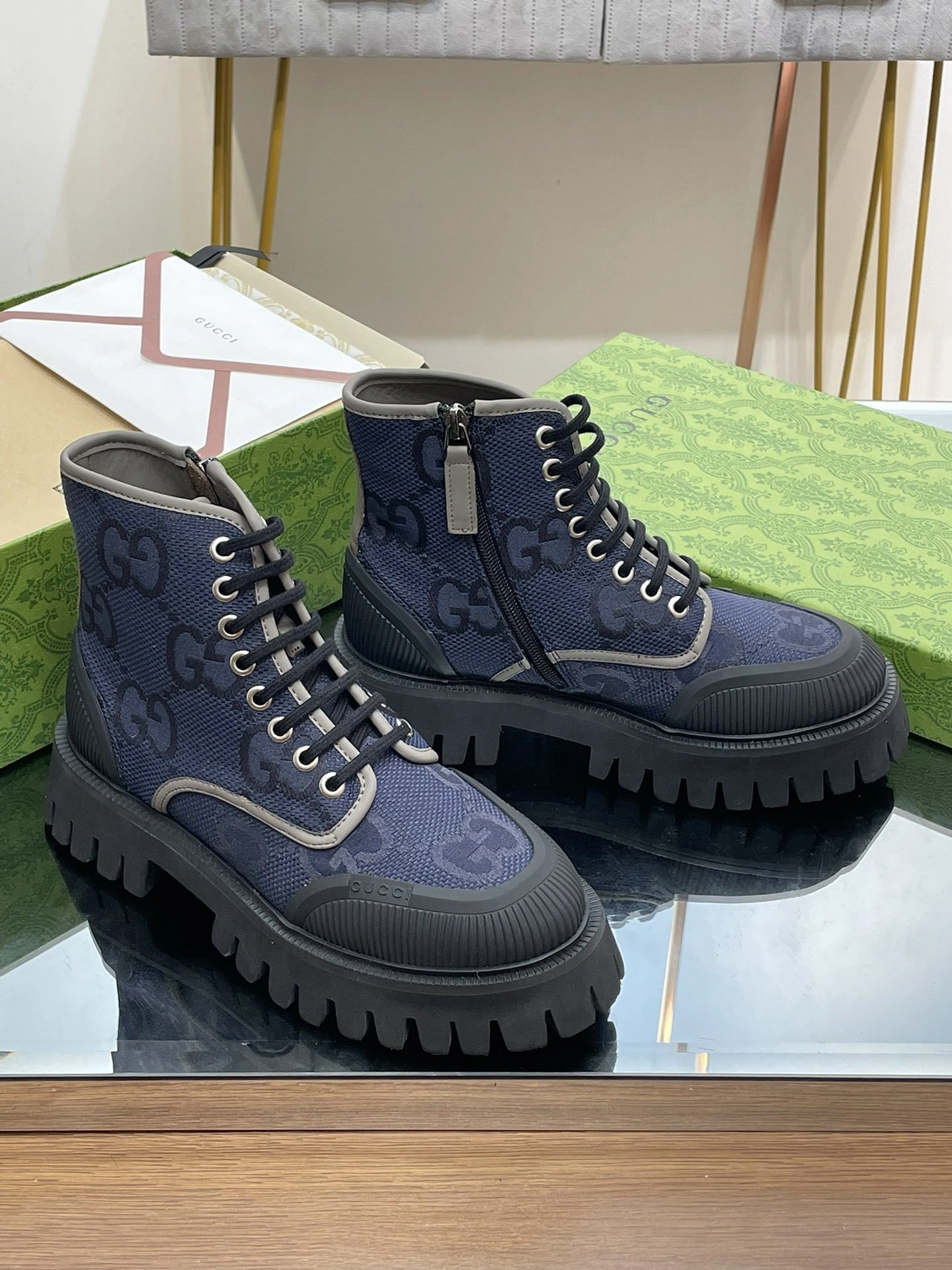 OOBB-- 6u33i 699970 UKOF0 4549 Heel height：4CM Waterproof：3CM Calfskin item:D-X000L2507