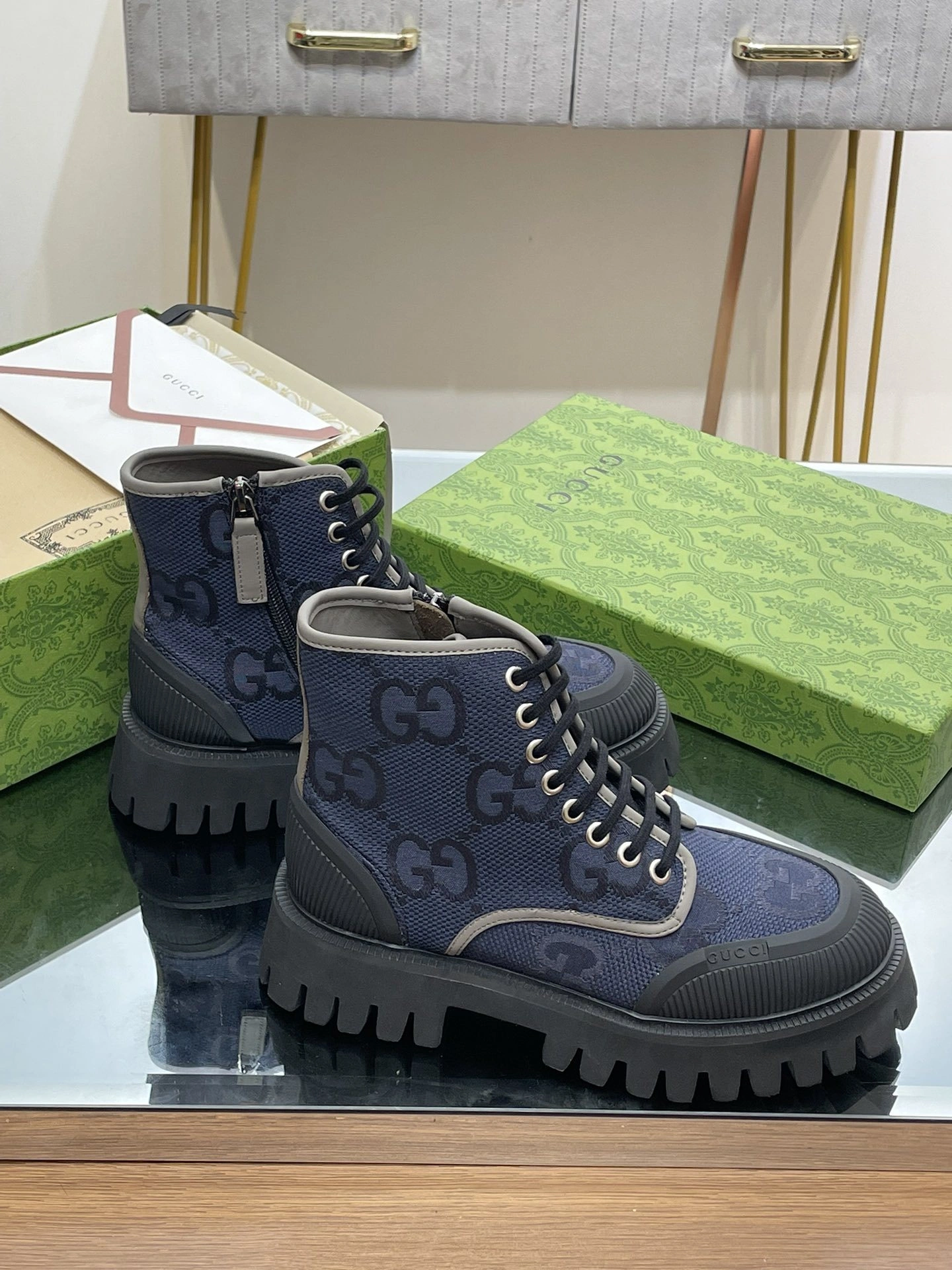 OOBB-- 6u33i 699970 UKOF0 4549 Heel height：4CM Waterproof：3CM Calfskin item:D-X000L2507