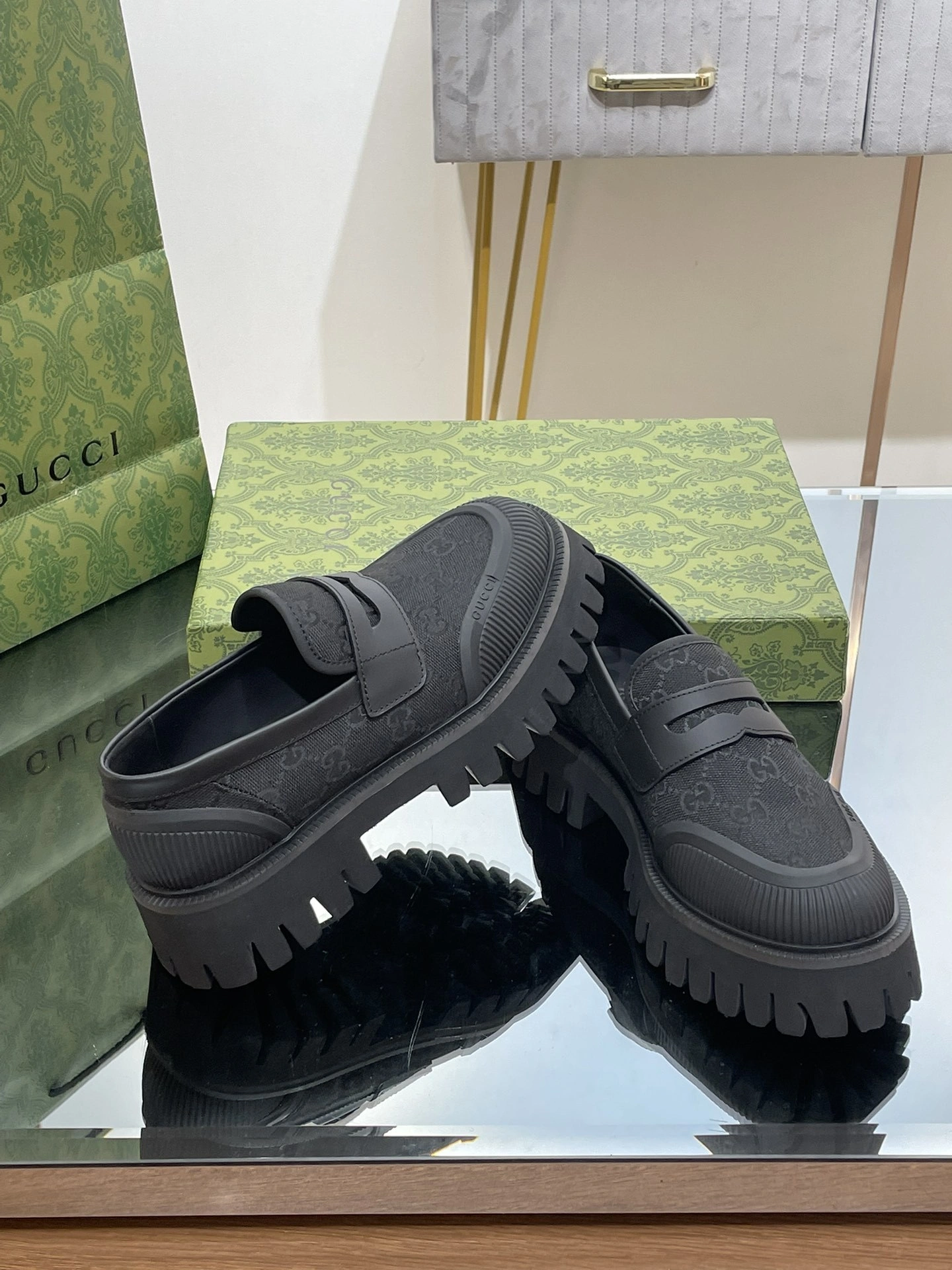 OOBB-- 6u33i 739776 9SF40 1000 Heel height：4CM Waterproof：3CM Calfskin item:D-X000L2510