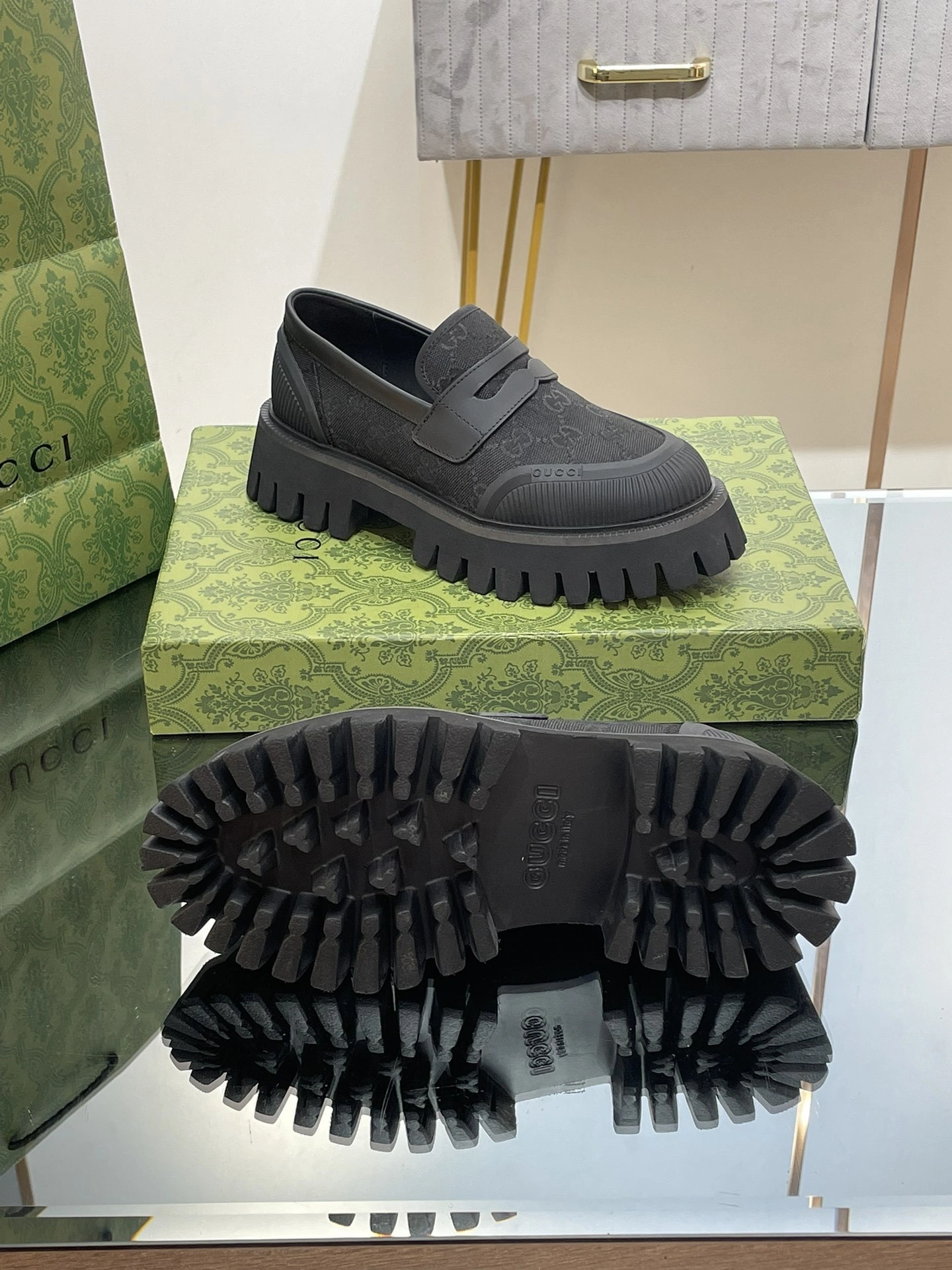 OOBB-- 6u33i 739776 9SF40 1000 Heel height：4CM Waterproof：3CM Calfskin item:D-X000L2510