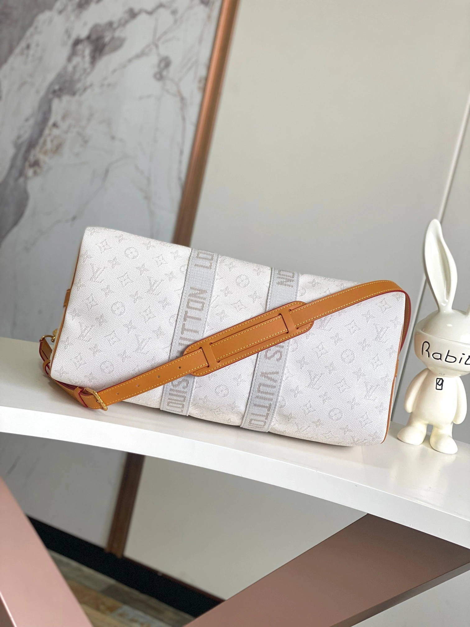 MOMO-- 8V M14838 high quality version Keepall Bandouliere 45 cowhide item:E-B000H2748