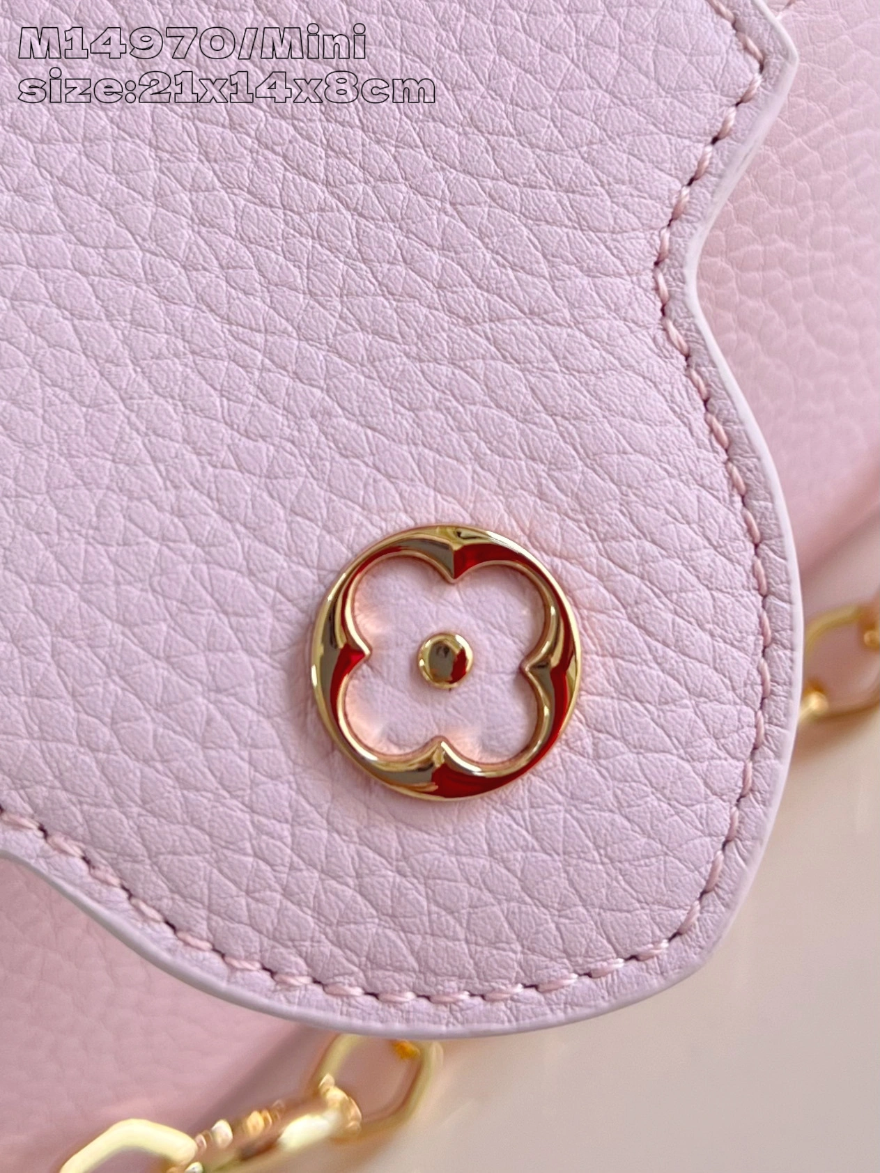 MOMO-- 8V M14972 high quality version Capucines Mini Harmony cowhide item:E-B574K1811