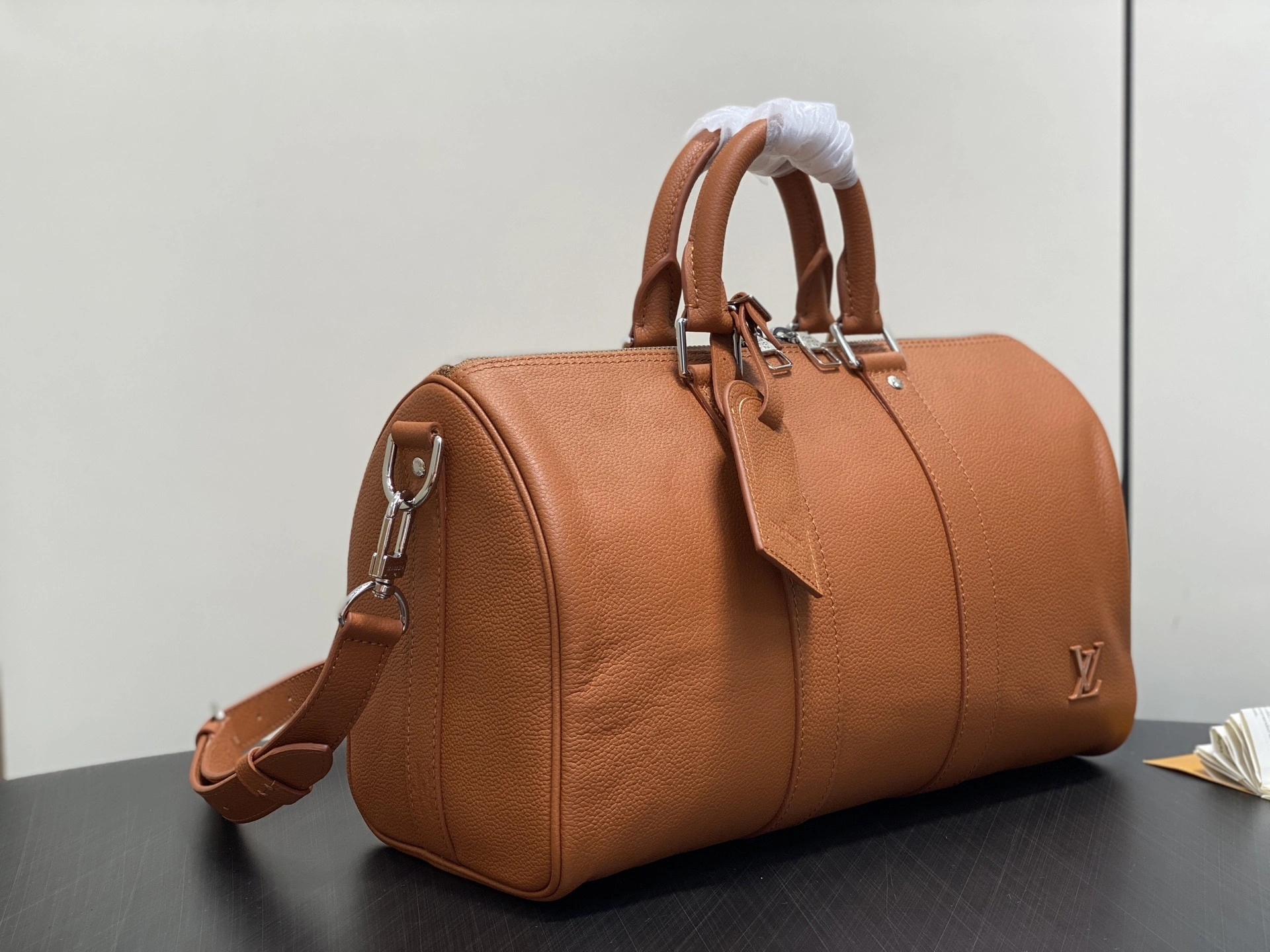 MOMO-- 8V M25980 high quality version Keepall Bandoulière 35 Calfskin item:E-B000J1818